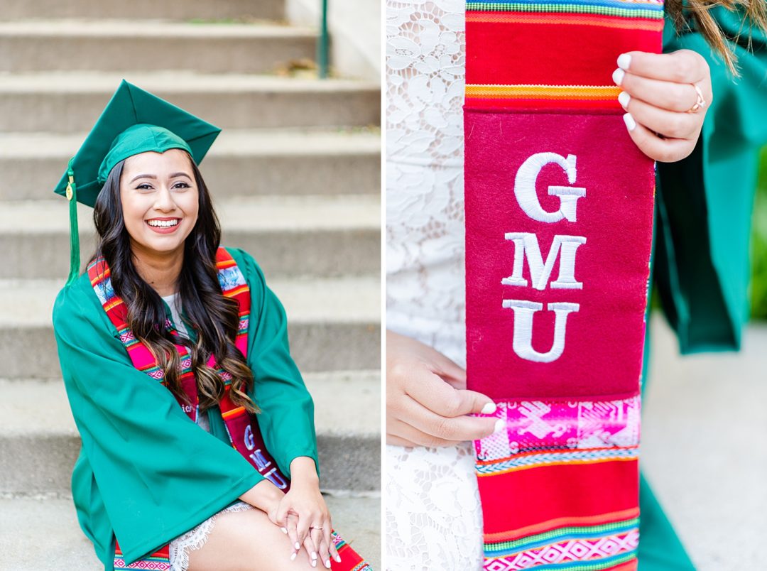 GMU Graduation Portrait Photography and Senior Photography at George Mason University by Manali Photography