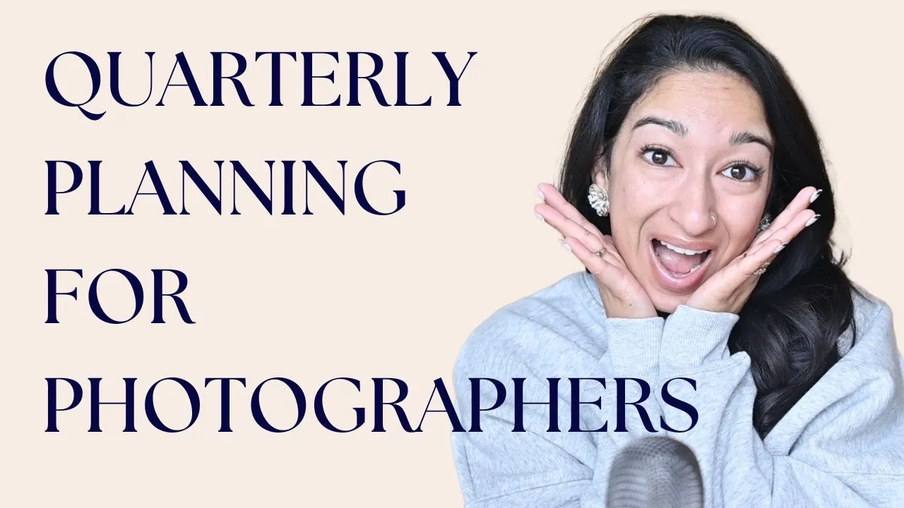 quarterly planning for photographers